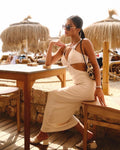 The Side Cut Out Dress (Off-White)