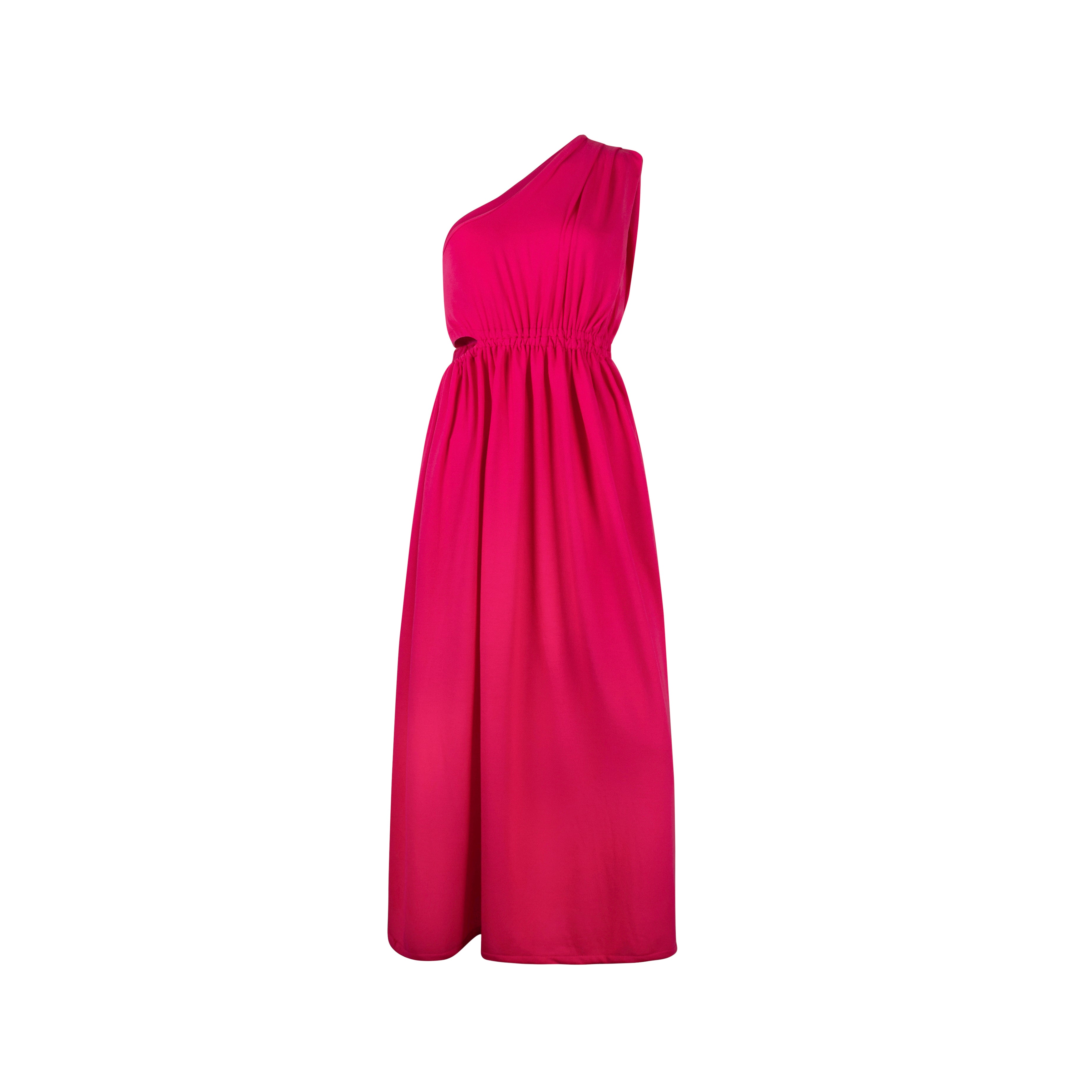 Asymmetric Drape Dress