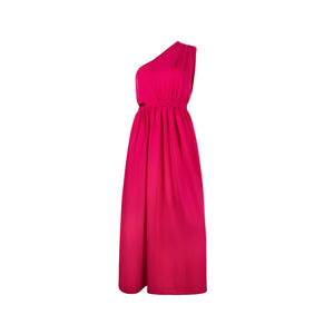 Asymmetric Drape Dress