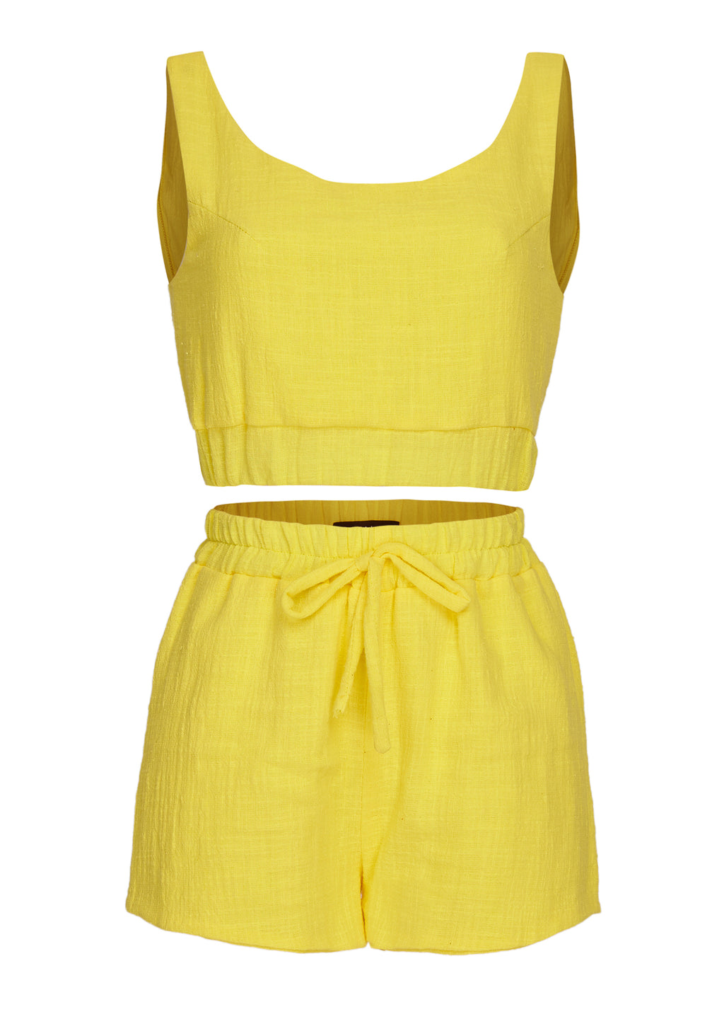 Cozy Linen Set (Summer Yellow)