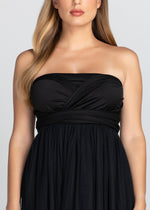Infinity Dress with Tulle (Jet Black)