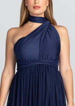 Infinity Dress with Tulle (Oxford Blue)