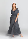 Infinity Dress with Tulle (Dark Platinum Grey)